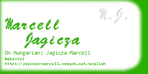 marcell jagicza business card